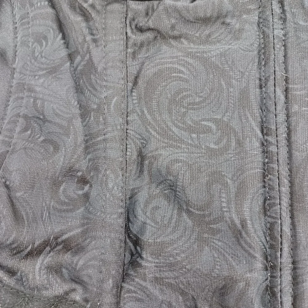 Vintage Black Bustier Lingerie Women's 34A Boning Strapless Sexy Pin Up Glam - Picture 4 of 8